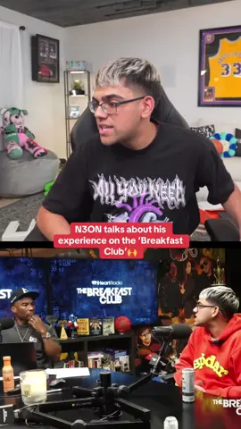 N3ON talks about his experience on the ‘Breakfast Club’🙌 #sad #deep #n3on #relatable #facts #adinross #exposed #breakfastclub 