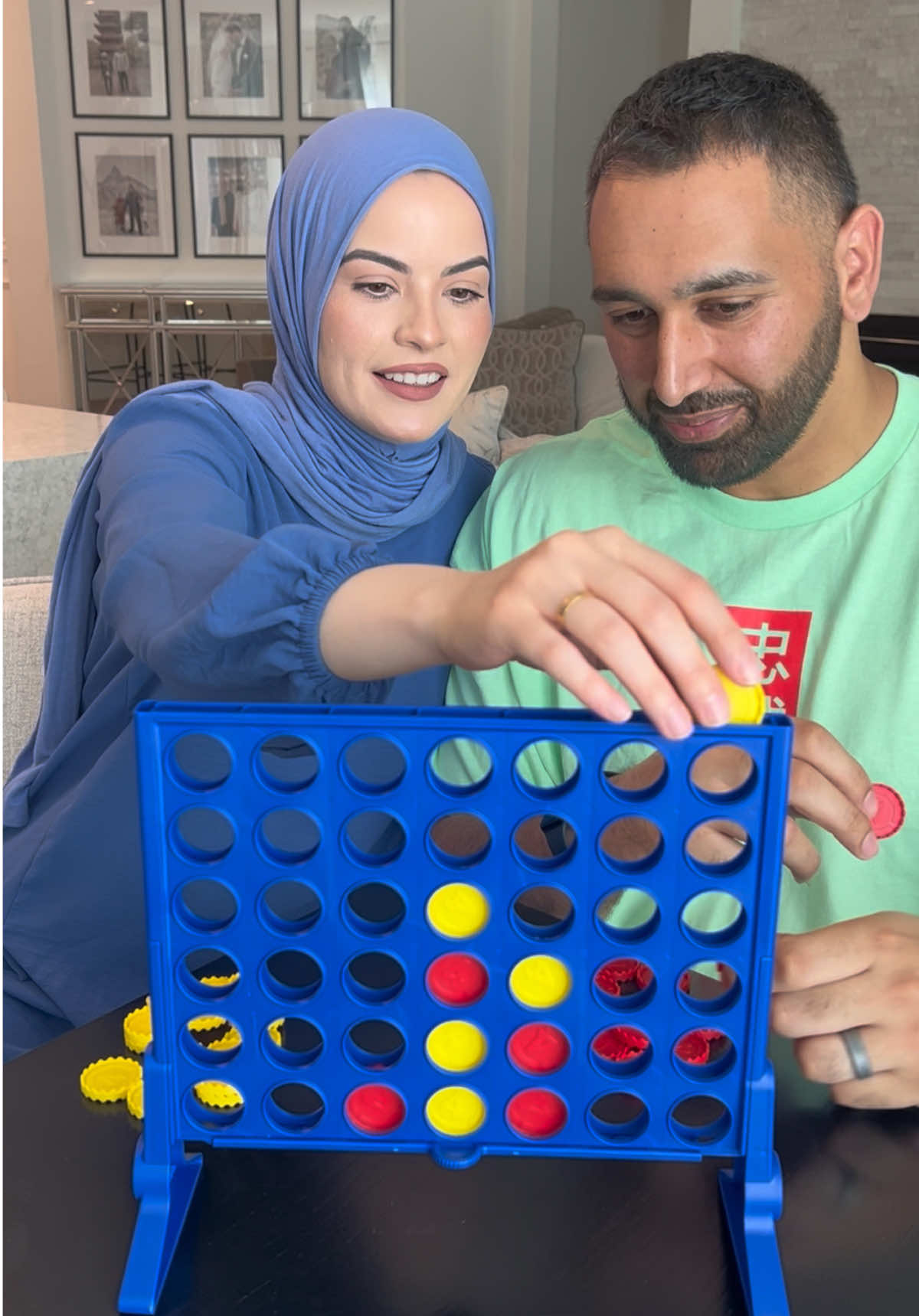 I’m Shook!! 🤨😳 #connectfour #GameNight #FamilyFun #boardgames #boardgametok #couple #connect4 