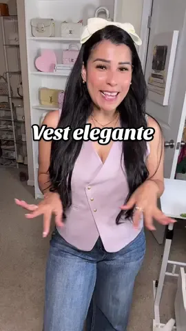 Chalequito elegante #vest #chaleco #vestoutfit #creatorsearchinsights  