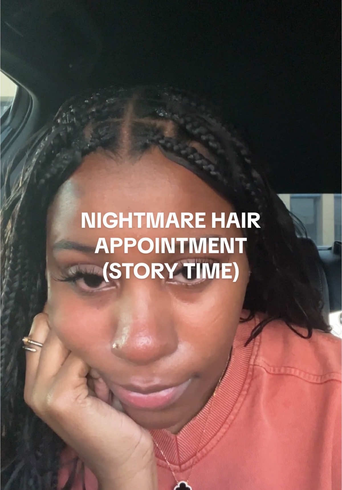 girl is my middle part crooked? 🤨 LMAO cut the cameras nowwww! why is getting your hair done lowkey traumatic? also — could this be a champagne problem? maybe. but idrc 😃