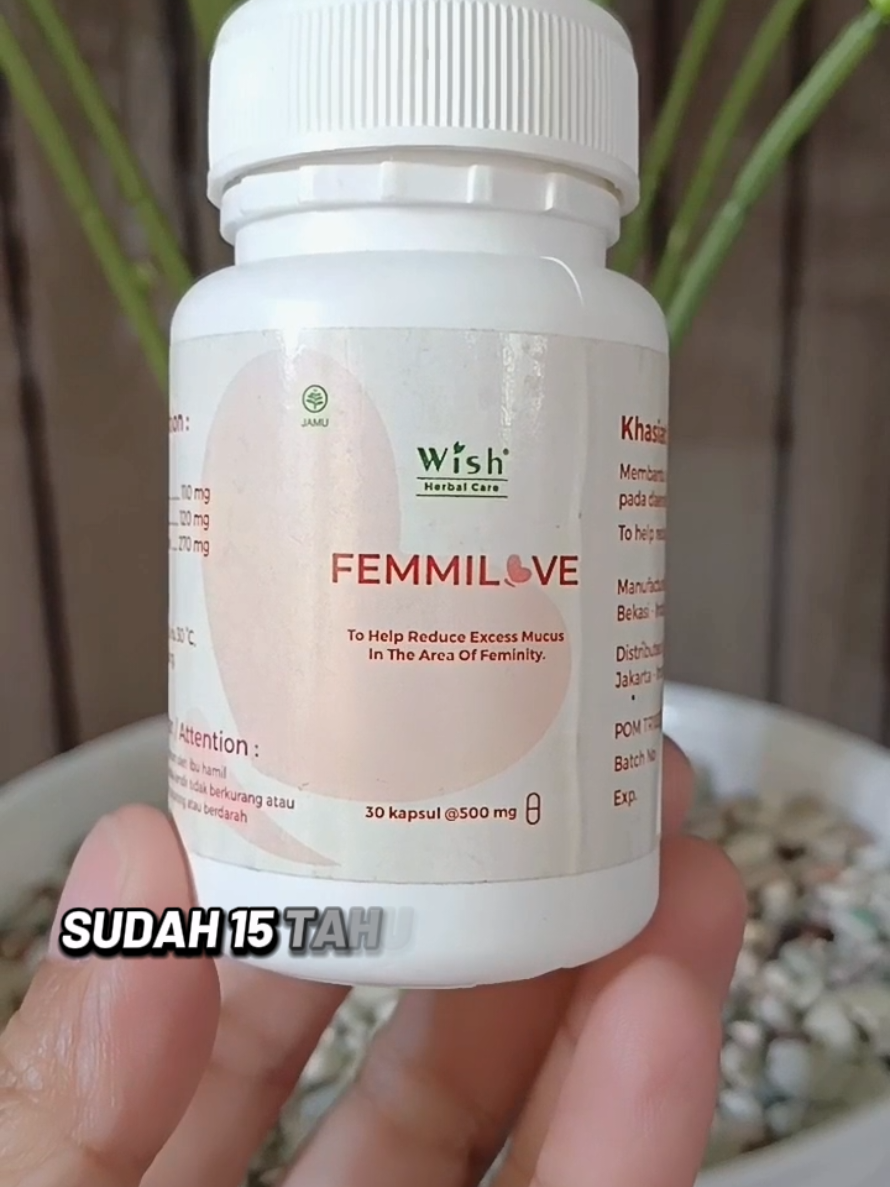 #femmilove obat keputihan formulasi khusus dari dr Boyke, aman dan sudah bpom#femmilovers 