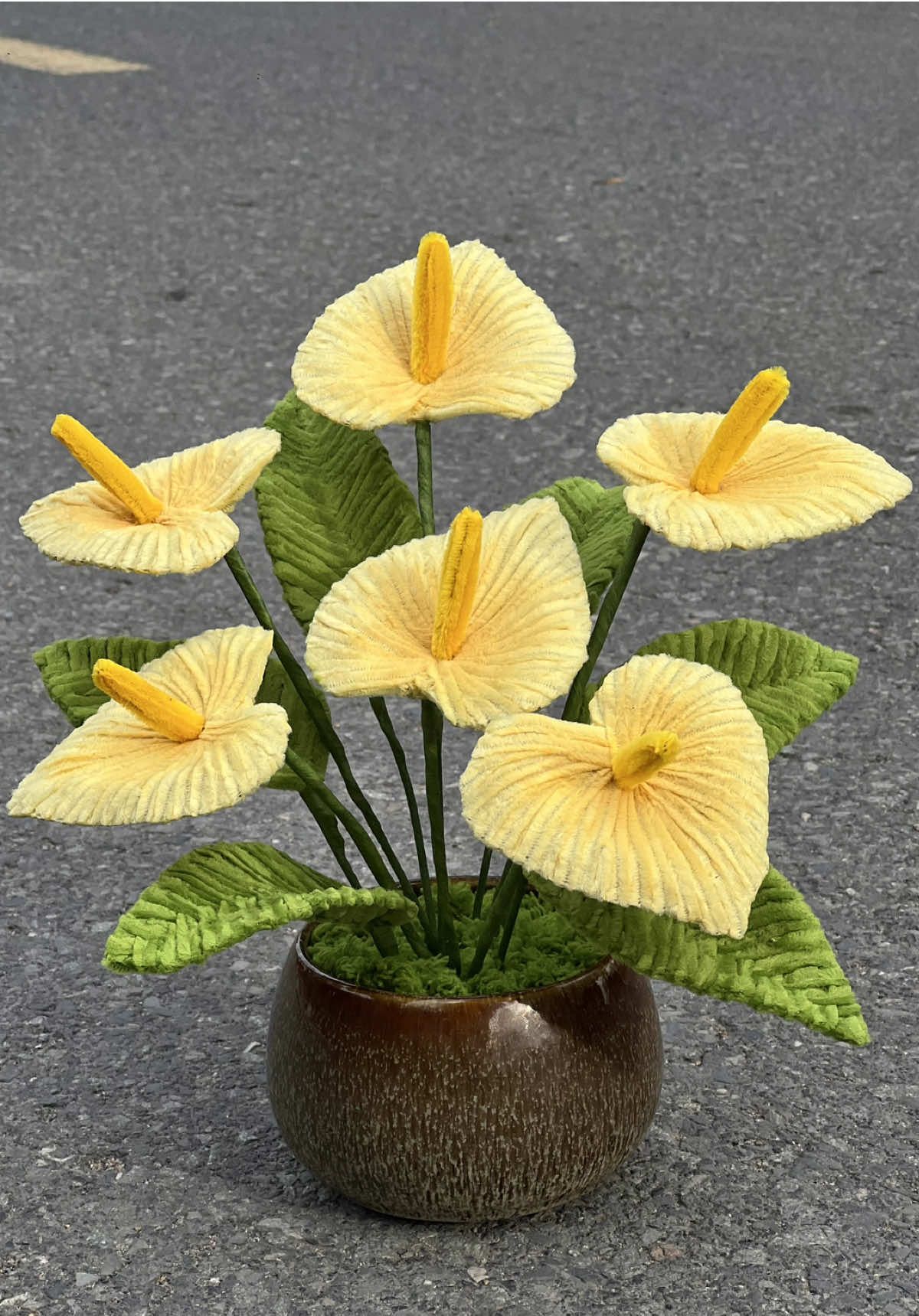 Hồng môn kẽm nhung, đơn giản nhẹ nhàng cho nàng có gu🫶🏻#CapCut #xuhuong #viral #hoakemnhung #thinhhanh #boibanbong #handmade 