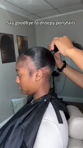 Say goodbye to droopy ponytails ✨ #ponytailtutorial #ponytail #bundleschallenge #hairtutorial #hairinspo #hairgoals #blackgirlhairstyles #beginnerfreindly #fypage 