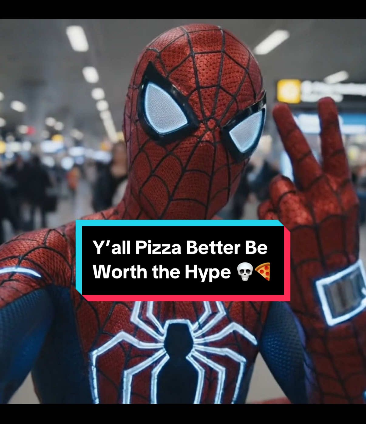 Watch Spider-Man’s first night in Chicago from airport arrival and run-ins with the locals to testing out the city’s famous pizza. NYC attitude meets Chi-town hustle in this wild vlog series! 🍕🕷️🔥 #SpiderMan #PizzaWars   #fyp  #POVSpiderMan   #RositasPizza                 