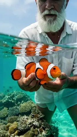 Real-Life Nemo… But He’s Wild 🐟 #nemo #fish 