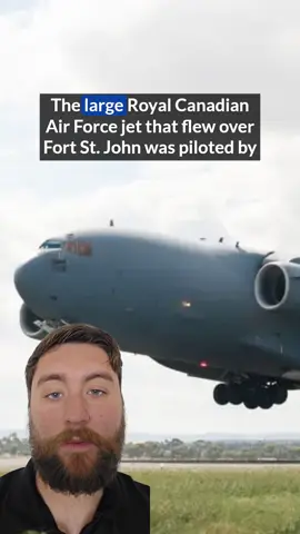 The C-17 Globemaster III that flew over Fort St. John on July 12, 2025, was observed by hundreds of people and piloted by a city native who got to see his family. Learn more at energeticcity.ca #fortstjohn #yxj #rcaf