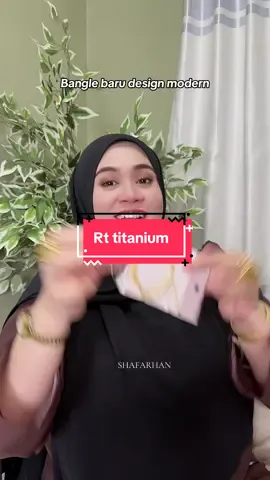 Bangle italian modern totanium #rantaitangan #titanium 