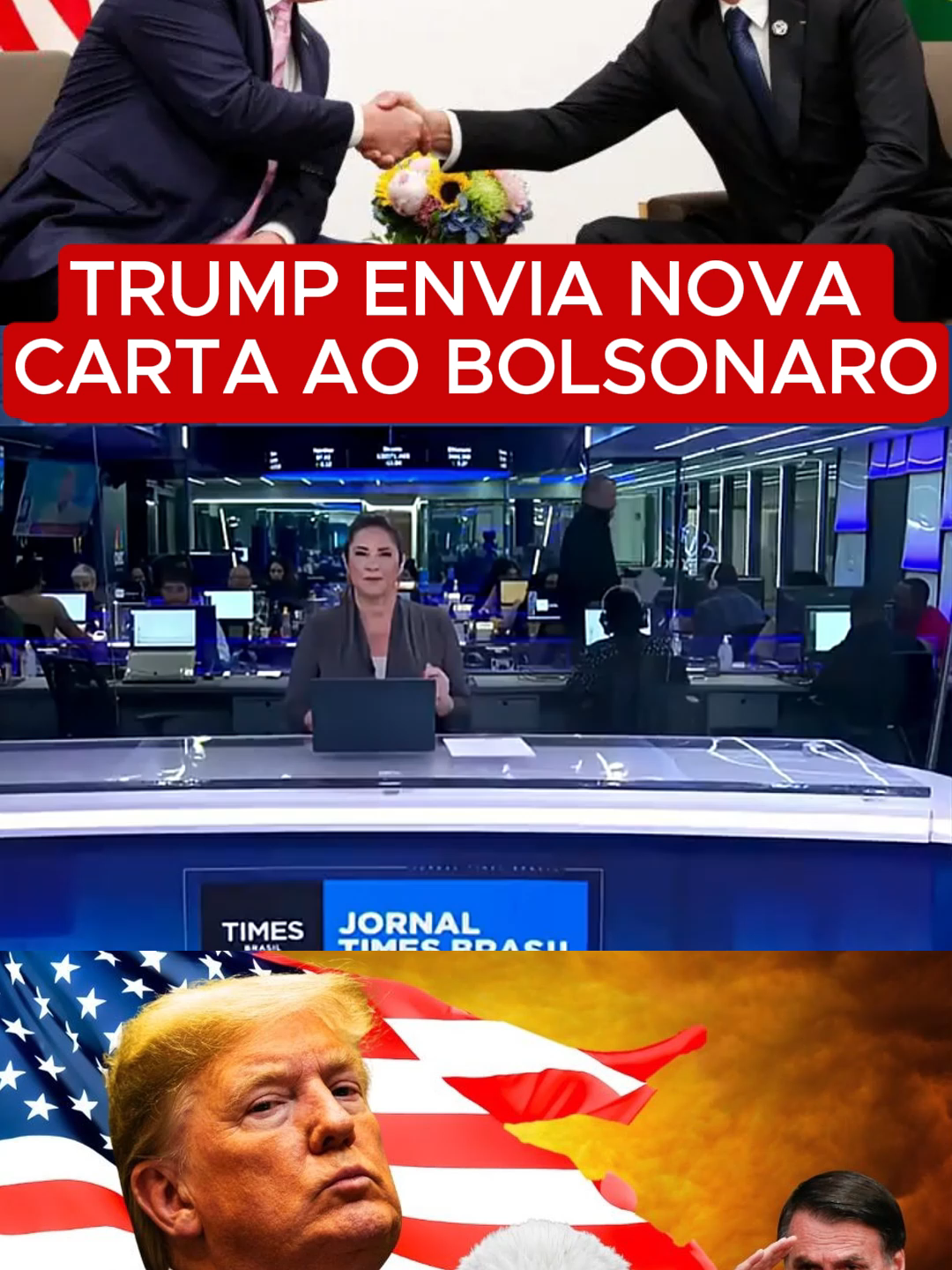 Trump envia nova carta ao Bolsonaro!!! #bolsonaro #prisao #lula ##ultimasnoticias #noticias