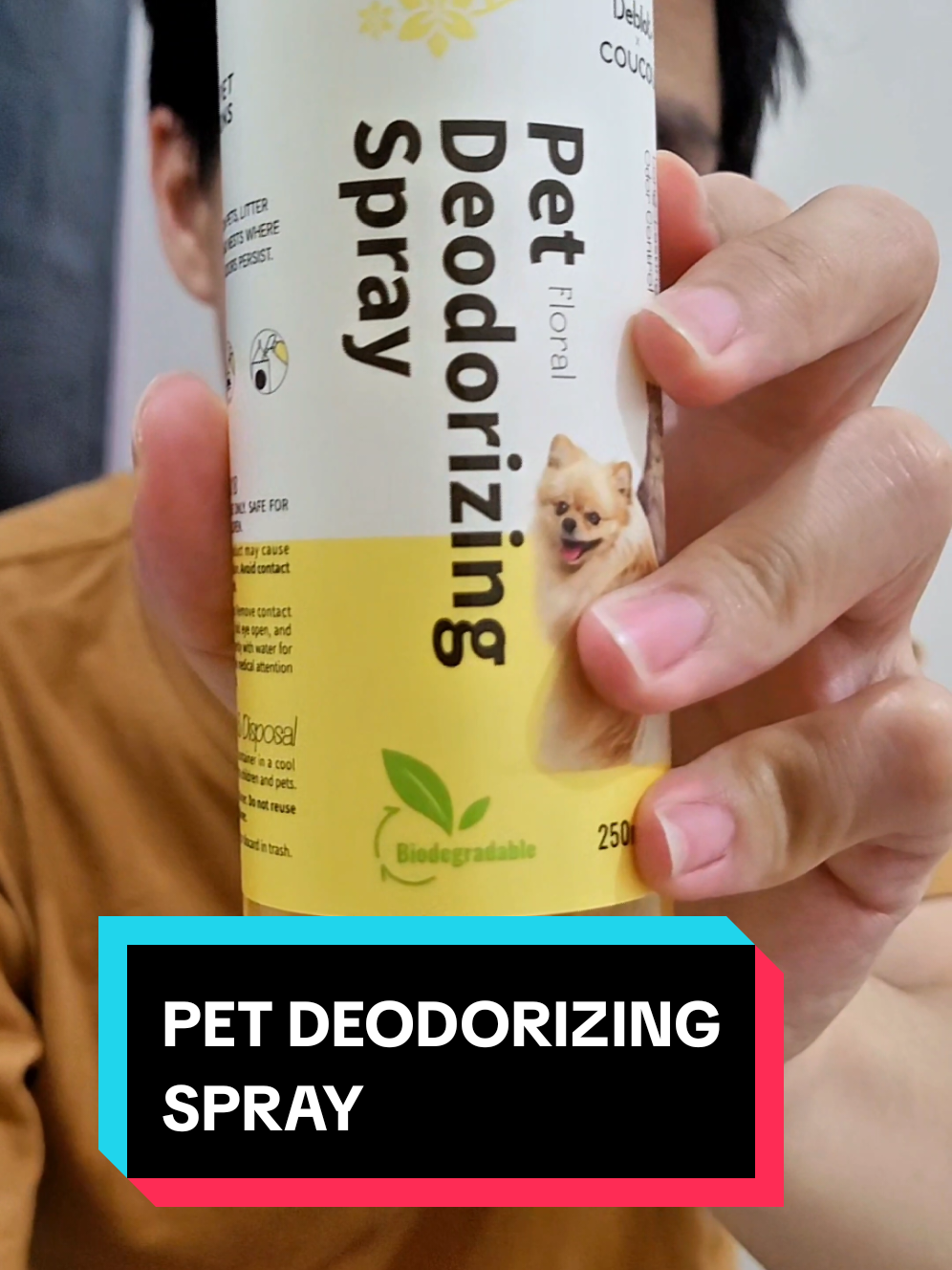 Pet deodorizing spray dari Coucou buat rumah anabul wangi & segar 👌🏻 #petdeodorizingspray #coucou #litterbox #kucing #promo #murah #review #rekomendasi #wibgajian 