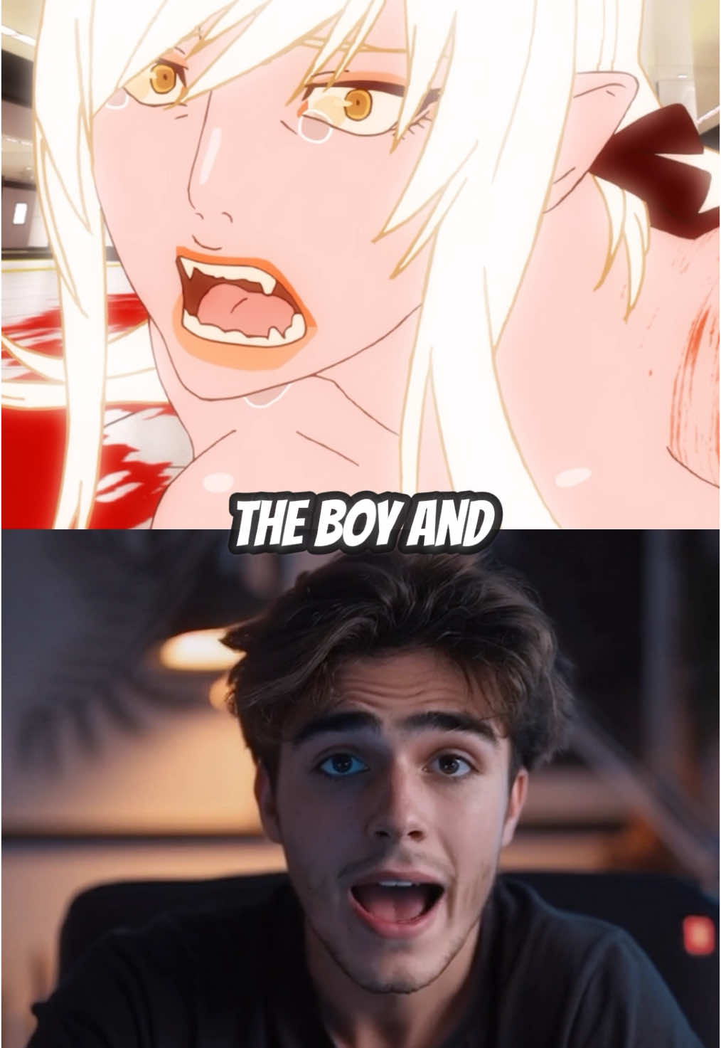 This anime Is Insane! | Kizumonogatari 1: Tekketsu-hen #Anime #manga #recap #unitedkingdom #unitedstates 