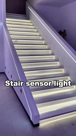 Stair sensing light installation. #lamp #light #led #smarthome #lightingdecor #homedecor #lightingdesign #lampdesign #interiordesign #lampfactory #ledstriplights #ledstrips #DIY #installation #designer #architect #architecture #instagood #Home #atmosphere #aleadhome #aleadlighting #madeinchina #made_in_china 