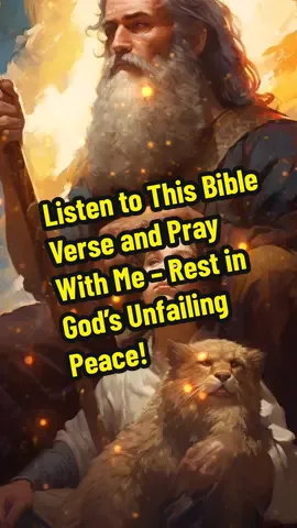 Listen to This Bible Verse and Pray With Me – Rest in God’s Unfailing Peace! #BibleVerse #PrayWithMe #GodsPeace #ChristianTikTok #FaithJourney #TrustInGod #RestInGod #PeacefulHeart #ChristianEncouragement #SpiritualHealing #GodsPromise #Matthew11 #PrayerTime #FaithOverFear #GodIsWithYou