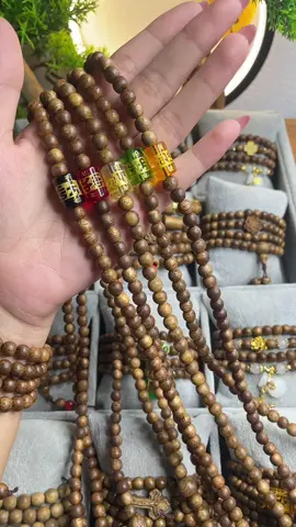 Vòng tay trầm hương 108 hạt mĩ 5 màu theo ngũ hành đủ 3 size .6.7.8 li #vongtaytramhuong #tramhuong #vongtay #vongtayphongthuy 