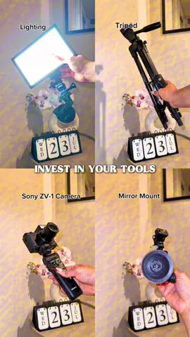 Basic creator tools are all you need to start. It must not be so expensive.  Everything is linked on my Amazon Storefront. Comment “SETUP” below to receive a DM with the link to shop this post on my LTK♥️ #investinyourtools #contenttools #contenttoolsforbeginners #investinyourcraft #investinyourself #contentcreatortools 