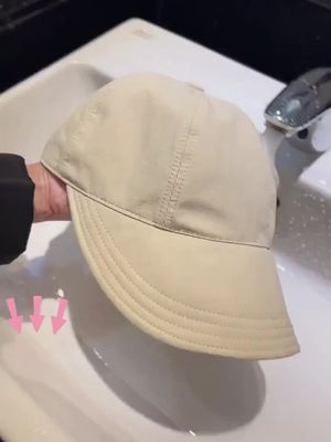 Sunshade hat with drawstring to cover the face, fisherman hat with UV protection, sun hat