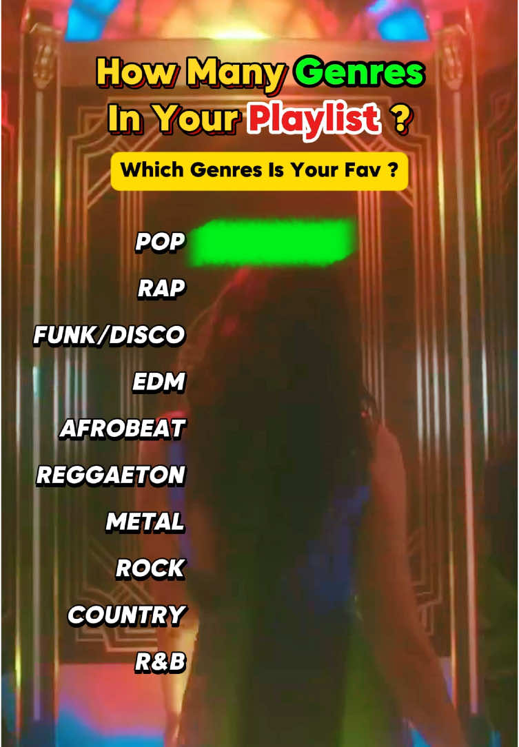 How Many Genres In Your Playlist ? #music #playlist #rapmusic #Genres #dualipa #TravisScoot #BrunoMars 