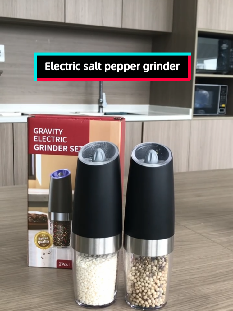 I’ve been using this electric salt and pepper grinder set for a few weeks now, and overall, I’m very pleased with the performance and design. #Electric salt pepper grinder #electric salt and pepper grinder set #pepper grinder mill electric #battery operated salt and pepper shakers #best electric salt pepper grinder #black pepper grinder electric