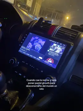 Me relaja #pastelghost#musica#carro#noche#perdida