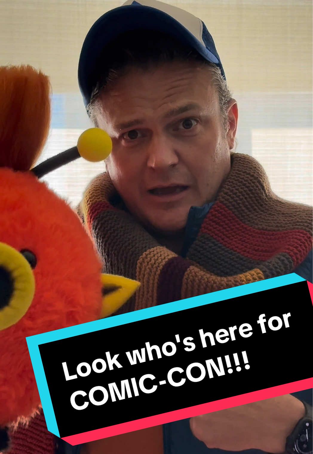 Get ready for some timey wimey shenanigans, Comic-Con... the DUGGA DOO HAS LANDED!!!! @Neil A. Williams II has been throwing all of his Henson Creature Shop knowledge into this puppet for a few months, SO excited to take him out tomorrow! #sdcc #gravityfalls #doctorwho #whovians #duggadoo #puppet #dipperandmabel 
