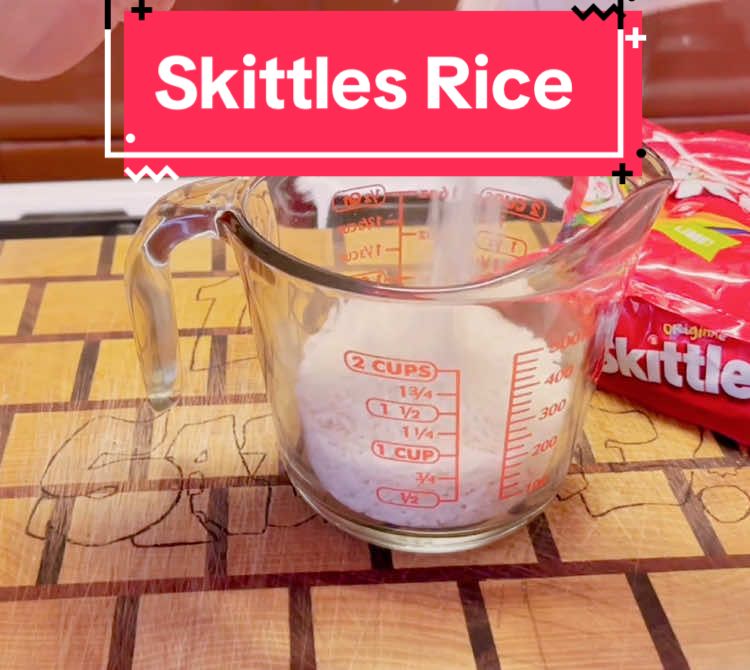 Skittles Rice #ordinarysausage #ordinarysausagefan #ordinarysausage_channels #skittlerice 