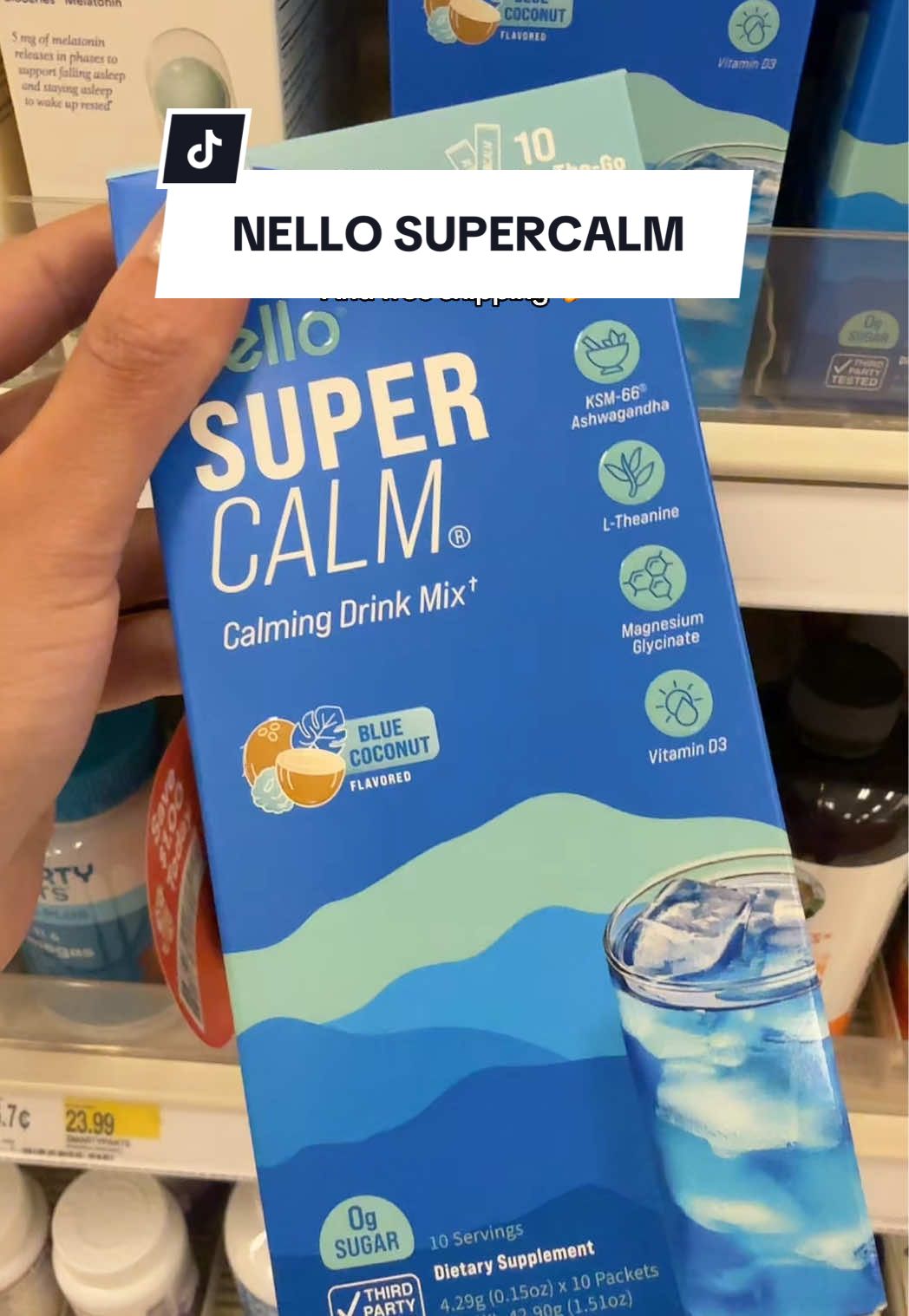 @Drink Nello why is Nello cheaper on TikTok than in stores 😭😭😭  #nellosupercalm #nellosupercalmdrink #drinknello #calmingdrink #ashwagandha #magnesium 