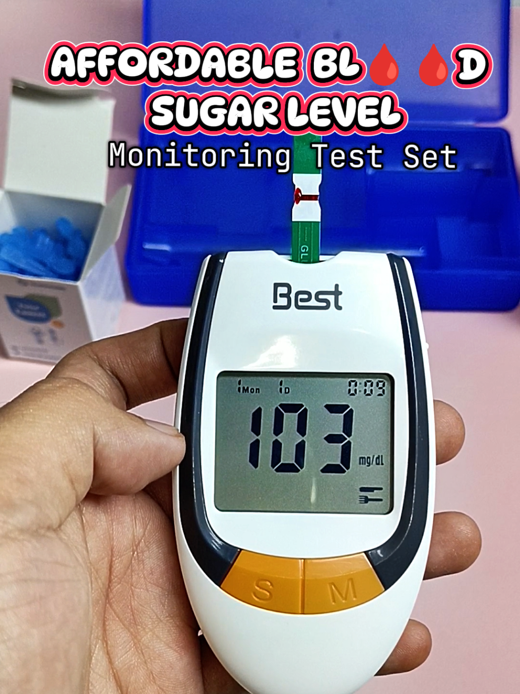 This Affordable Blood Sugar Monitoring Test Set is perfect for daily checks—easy to use, accurate, and budget-friendly. 🩸💡 Ideal for diabetics, seniors, or anyone watching their sugar levels. Take control of your health, one test at a time!