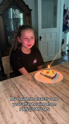 This has been the hardest year of our lives, but looking back and seeing how far she’s come has been nothing short of a miracle 🥹 happy birthday baby girl! #pans #pandas #pandaspans #pandasawareness #panspandasadvocate 