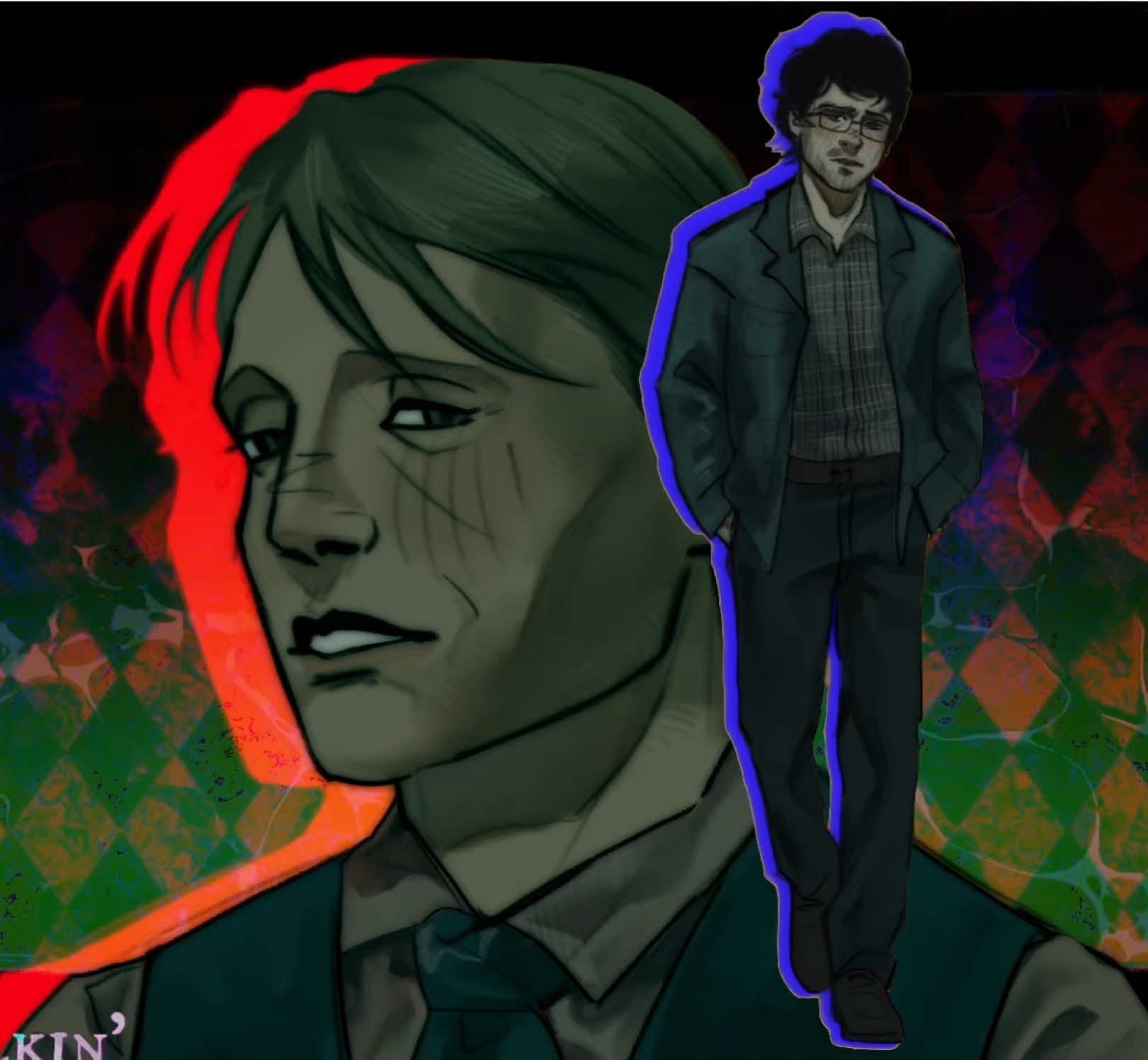 #HANNIGRAHAM x #unhealthyobsession ⁉️ HEHEHE finally finished!! Let’s pray I’m not too late… #hannibalnbc #hannibal #hanniballector #willgraham #hannigram #meme #animationmeme #walkcycle #animation #art #procreate #thiswasfun #fypシ #fyp #pleasedontflop 