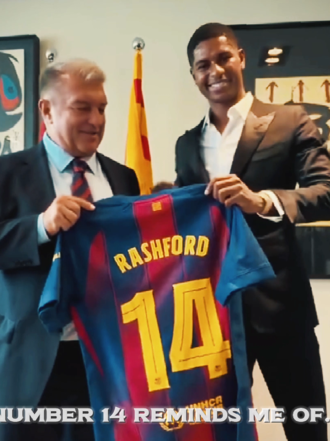 legacy number 14 💙❤️ #fcbarcelona #fyp #football #rashford #marcusrashford #joaofelix 