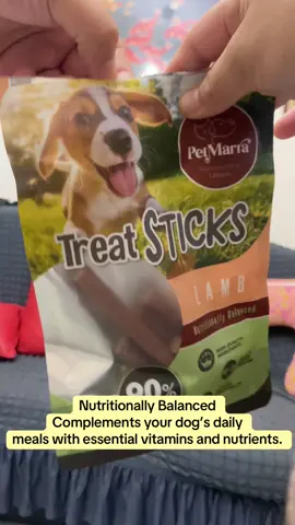 Hindi lang basta treat—nutritious pa! Pet Marra Treat Sticks, lamb flavor na swak sa tiyan at health ni furbaby! 💪🐶 #fyp #petmarra #dogs #dogsoftiktok #treat #furbabies 