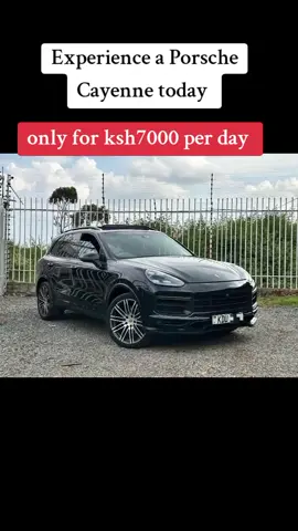A Porsche Cayenne Platinum edition is available for hire at Avenue car hire. We're located along Mombasa road in mlolongo. For bookings and inquiries call/WhatsApp 0789 536990. #kenyantiktok #nairobi #fyp #carhire #viral 