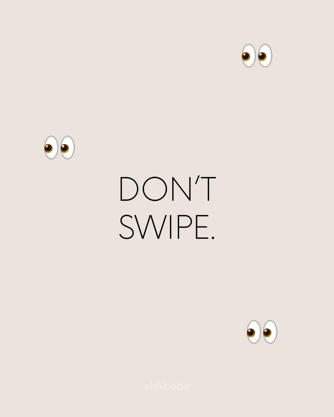 Sorry not sorry!