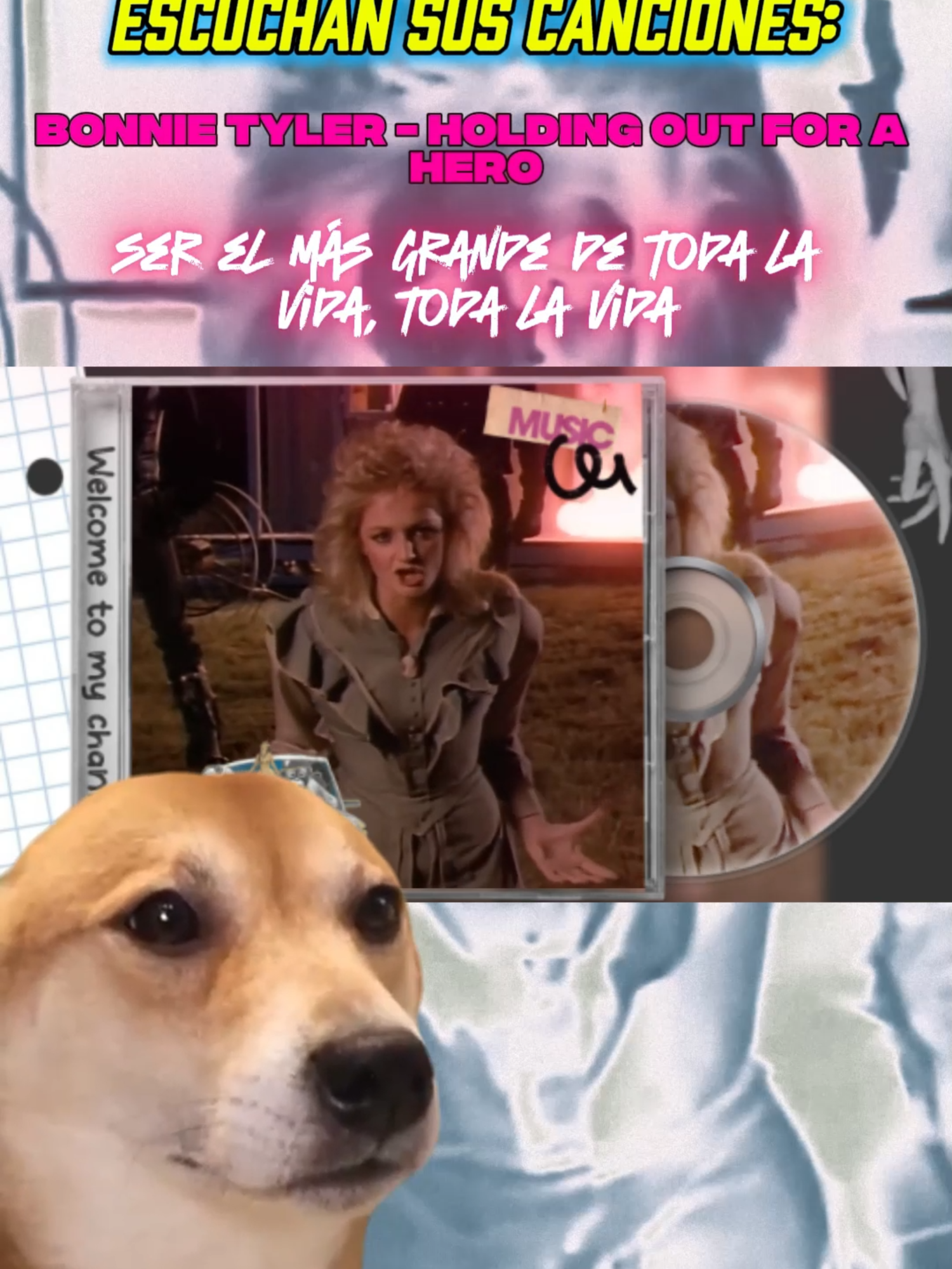 Asi Suena Bonnie Tyler - Holding Out For A Hero En Español 😍🥰❤ By Maxima Sara #fyp #enespañol #cover #pop #bonnietyler #shrek2