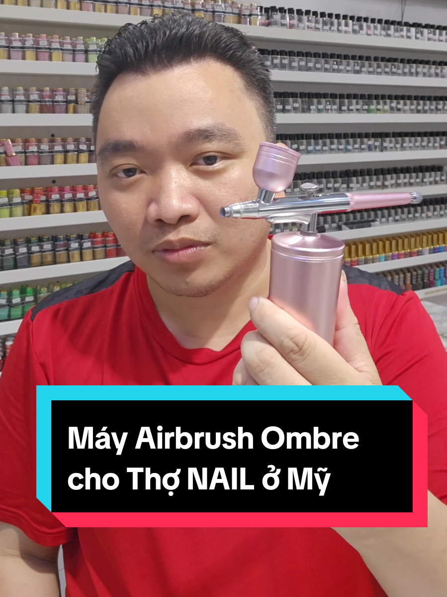 Máy Aribrush Ombre cho anh chị làm NAIL ở Mỹ #airbrush #ombrenails #designnail #nghenailomy #cuocsongmy #nguoivietomy #tanlevlog #xuhuong #trending 