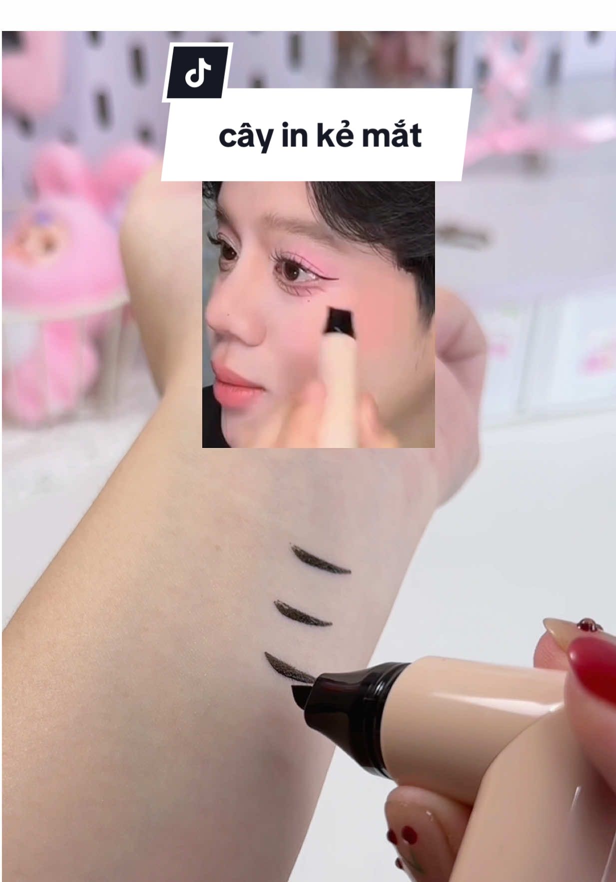 ai chỉ bé đi 🥹 #review #khuonkemat #caykemat #Eyeliner 