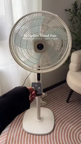 Tipid na sa kuryente ang aesthetic pa #standfan #electricfanwithremote #electricfan 