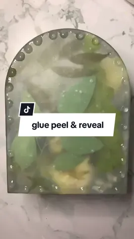 Preserved Wedding bouquet glue peel & reveal! 💎 💐 