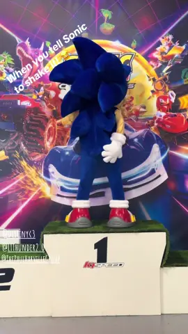 I told Sonic to shake it and…#sonictheheadgehog #dancingsonic #sonicshakesit #sonicsgotmoves #dancinghedgehog 