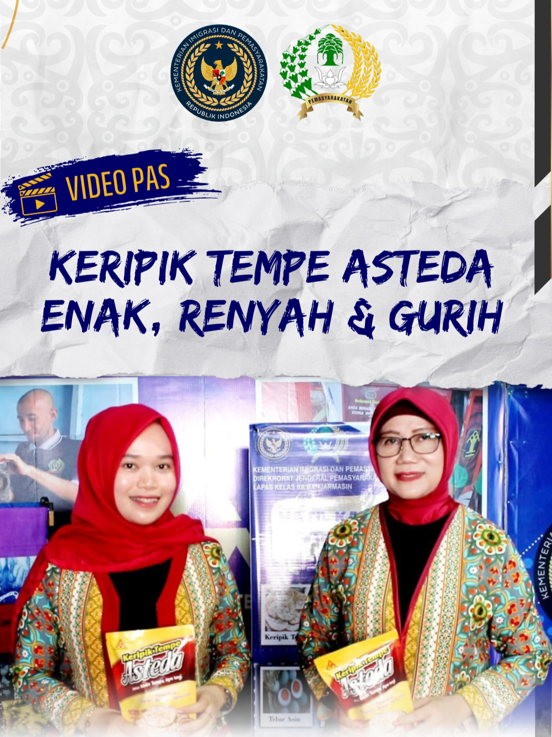 KERIPIK TEMPE ASTEDA dijamin enak, renyah dan gurih. Rasakan nikmatnya