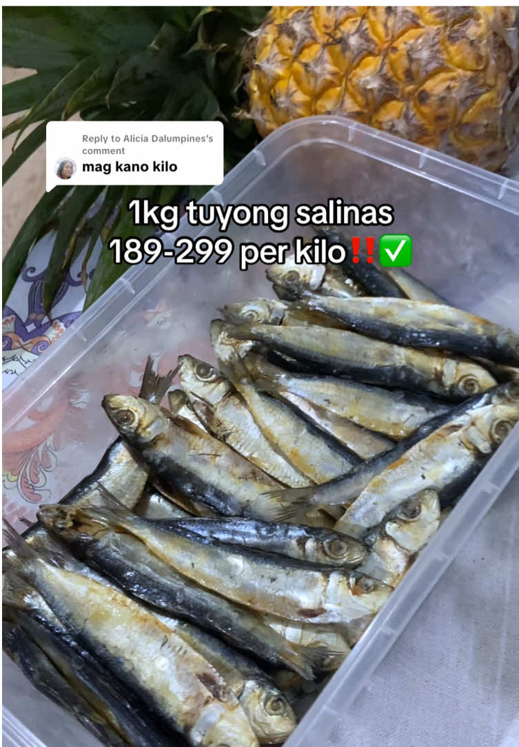 Replying to @Alicia Dalumpines kasarap nito🤤😍#tuyo #driedfish #seafood #food 