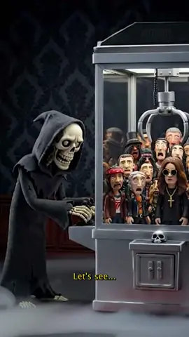 When the Grim Reaper’s claw machine picks the wrong rock legend… 💀 #ozzyosbourne 