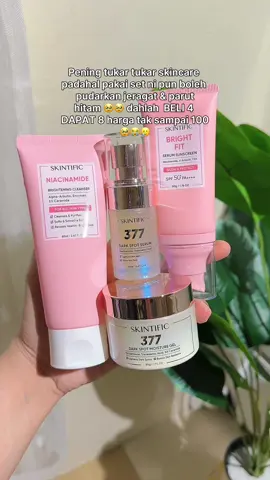 Jgn pening kepala tukar tukar skincare , pakai je set ni 😙 #skintificmy 