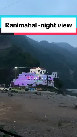 Ranimahal durbar located in tansen palpa , near kaligandaki river . Night view . #ranimahal #palpa #tajmahalofnepal 