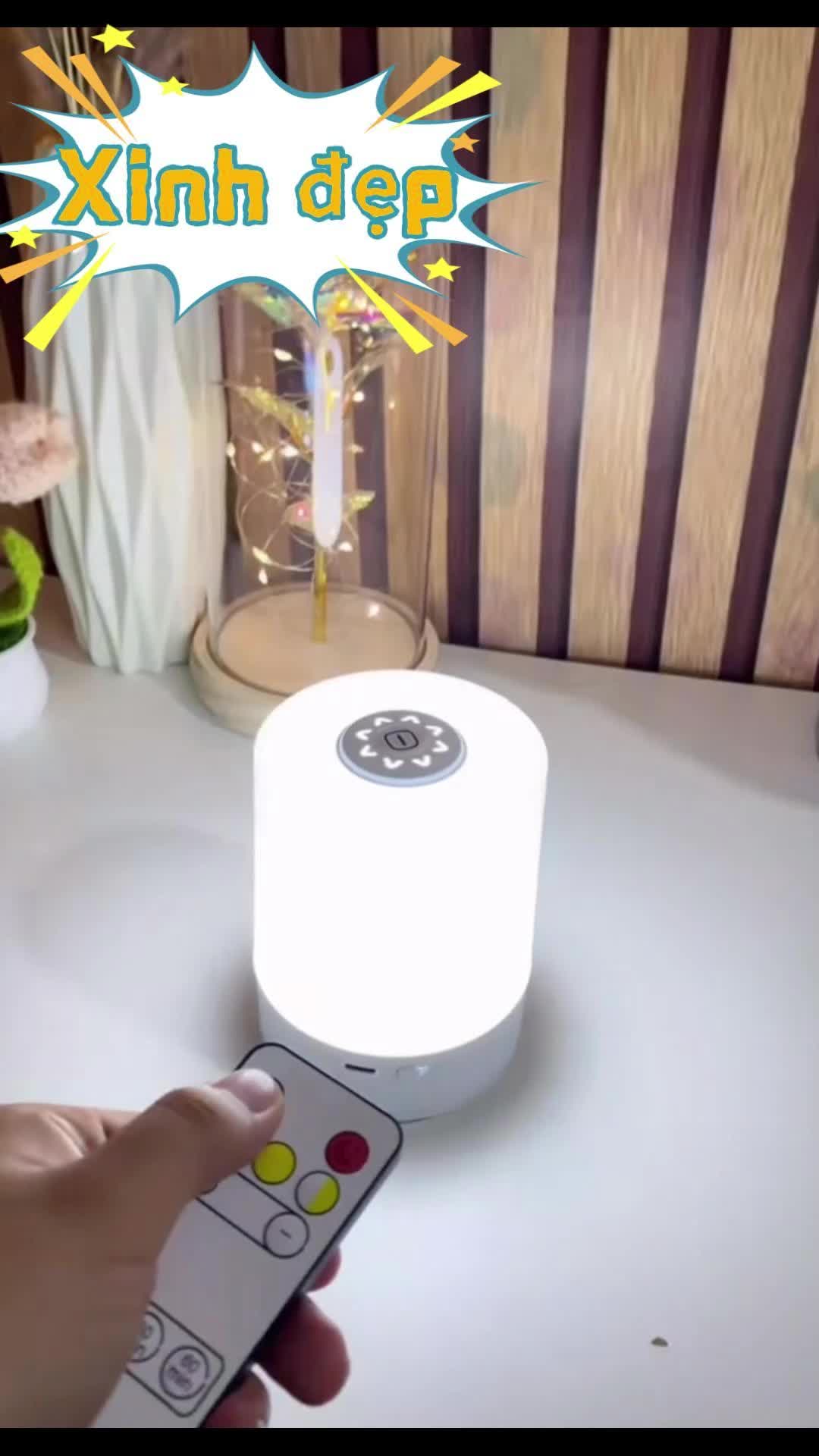 Đèn ngủ đầu giường, đèn chạm là sáng, có thể dùng pha sữa cho bé  Ánh sáng sang trọng ấm áp cảm giác cao cấp đèn ngủ nhỏ đèn bàn phòng ngủ đèn đầu giường bảo vệ mắt  sơ sinh giắc  USB đèn ngủ điều khiển từ xa đa chức năng đèn ngủ nhỏ bầu không khí lãng mạn#dengudecorphong #dendecorphong #denngudecor #denngu #denngucamung#lamp#nightlight#sleeping#Advanced#Full of atmosphere#Warm 
