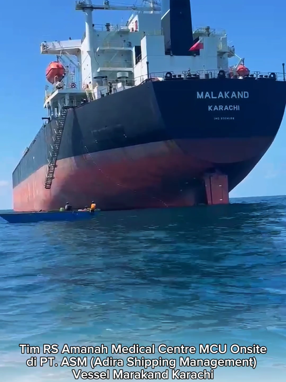 Halo sahabat sehat Amanah..  Pada tanggal 21 Juli 2025 tim RS Amanah Medical Centre berkesempatan untuk datang ke PT. ASM (Adira Shipping Management) Vessel Marakand Karachi untuk melakukan MCU Onsite.  #amanahmedicalcentre #hospital #banjarmasin #kalsel #mcu #mcuonsite 