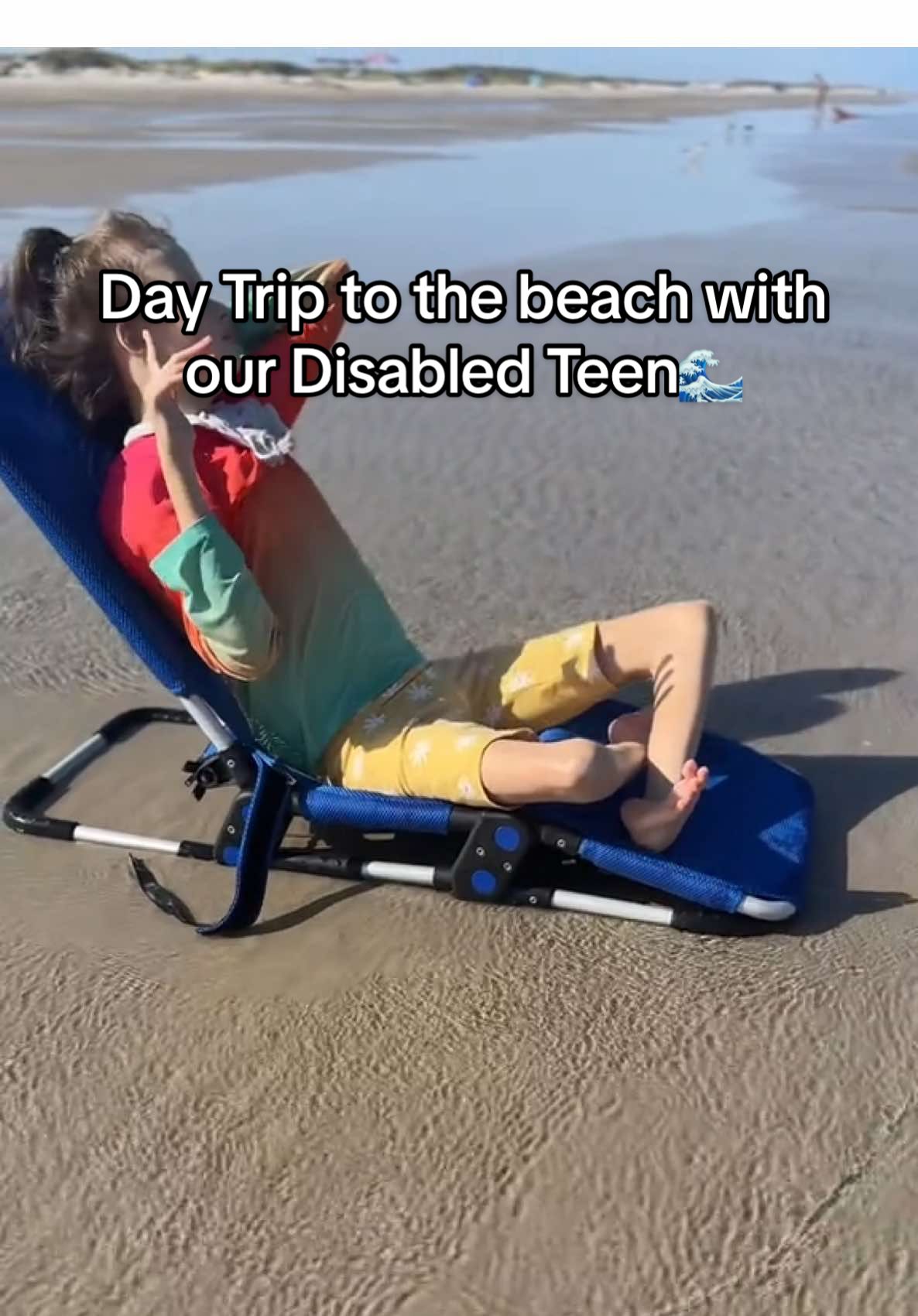 If you can, pack it all up and take the roadtrip, make the memories. We aren’t promised tomorrow 💛. We found a beautiful state park with a clean beach and huge shower/bathroom amenities, which fit our daughters medical bath chair and still had plenty of room for us too. Safe and spacious made for a pleasant day trip. #beachtrip #specialneeds #medicalmama #medicalmom #disabilitytiktok #disabled #disabilityawareness #memories #roadtrip @TexasStateParks