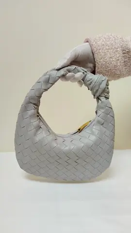 Small Woven bag, agate gray color,  Pu material.#wovenbag #bag #womenbag #handbag 