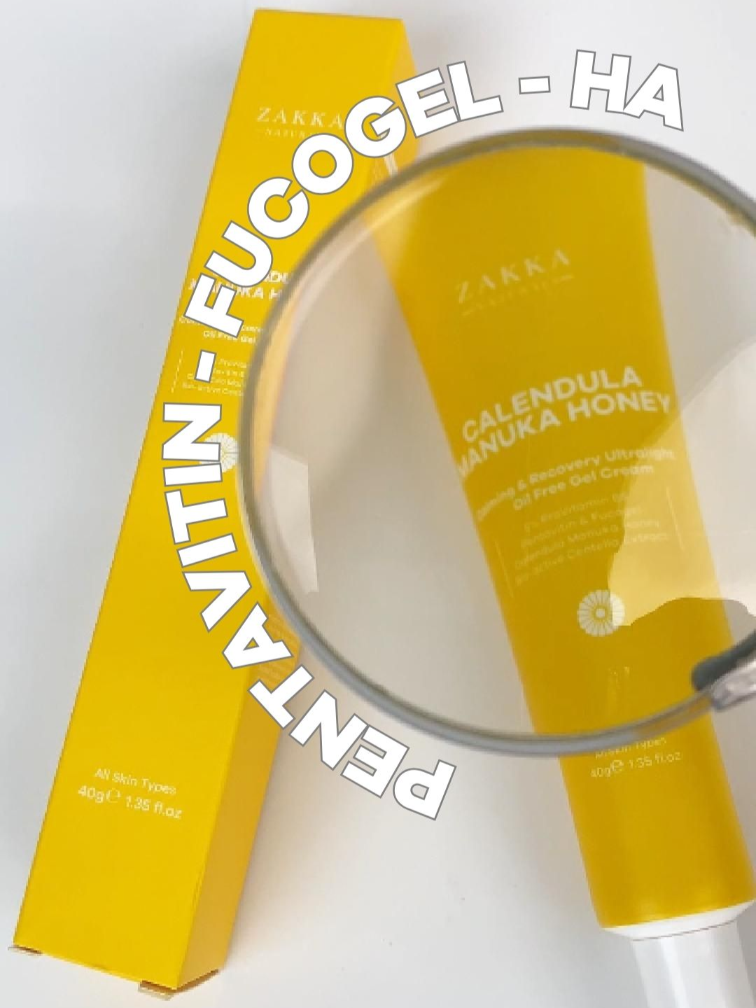 Khám phá Bộ 3 Fucogel, Pentavitin và Hyaluronic Acid hoạt động hiệp đồng của gel dưỡng Cúc Mật Ong #zakka #zakkanaturals #skincare #lamdep #capam #gelcream #b5