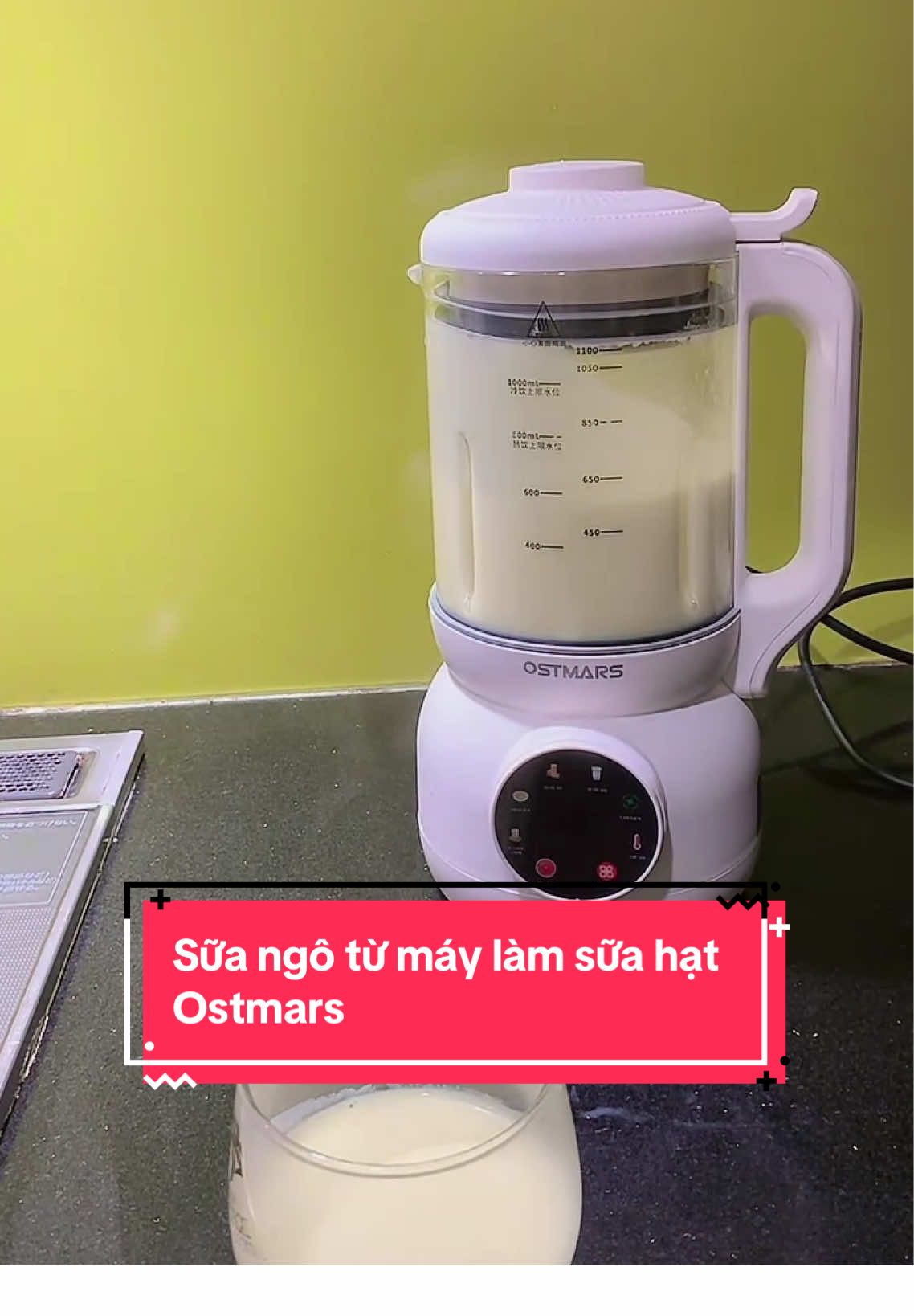 Làm sữa ngô bằng máy làm sữa hạt OSTMARS#tiktoklive #livehighlights#suahat #ostmars 