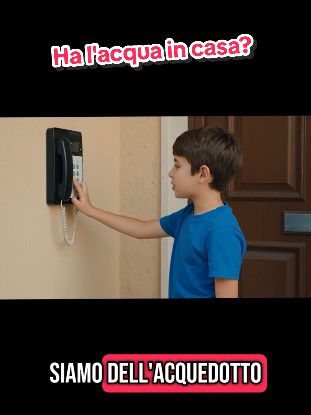 Ma lei ha l'acqua in casa? #ai #meme #italian #forzanapoli #brainrot 